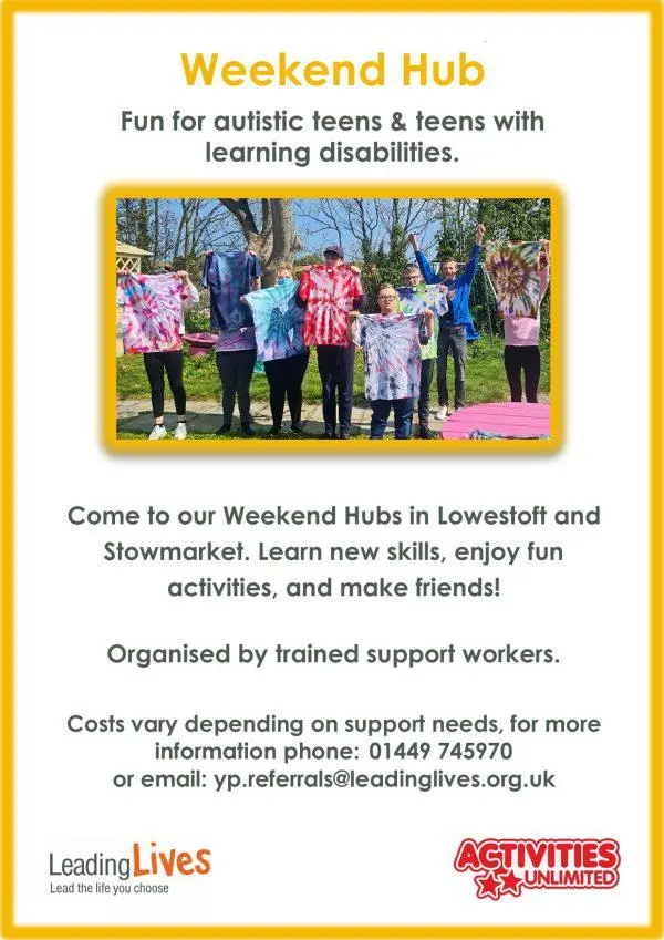 Leading Lives Saturday Clubs - Suffolk SEND Local Offer