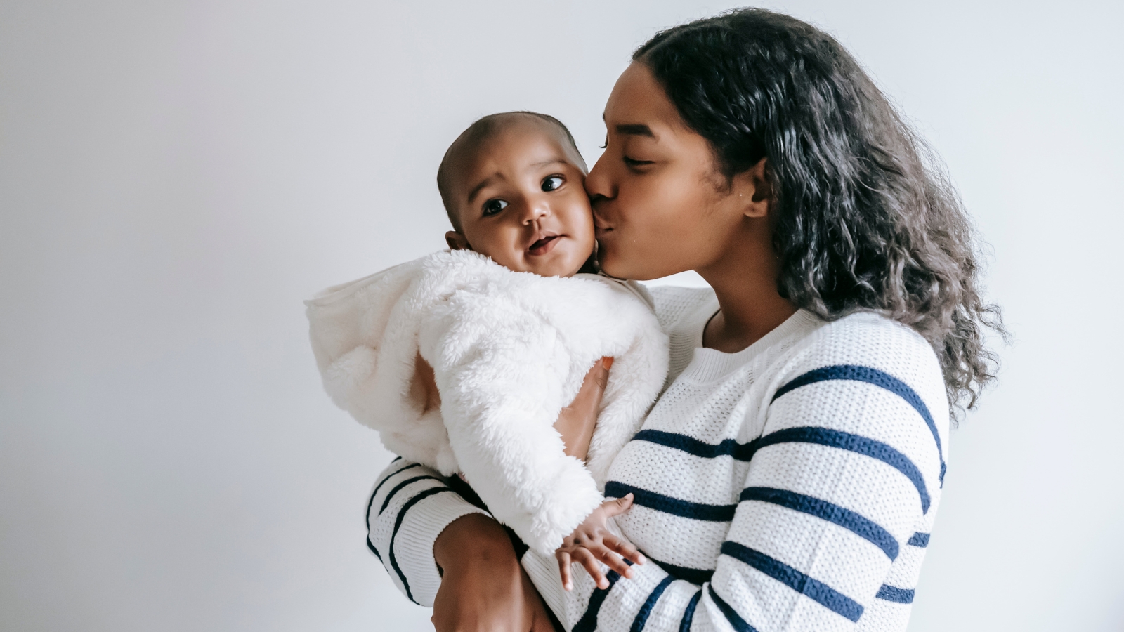 Young mother with baby
