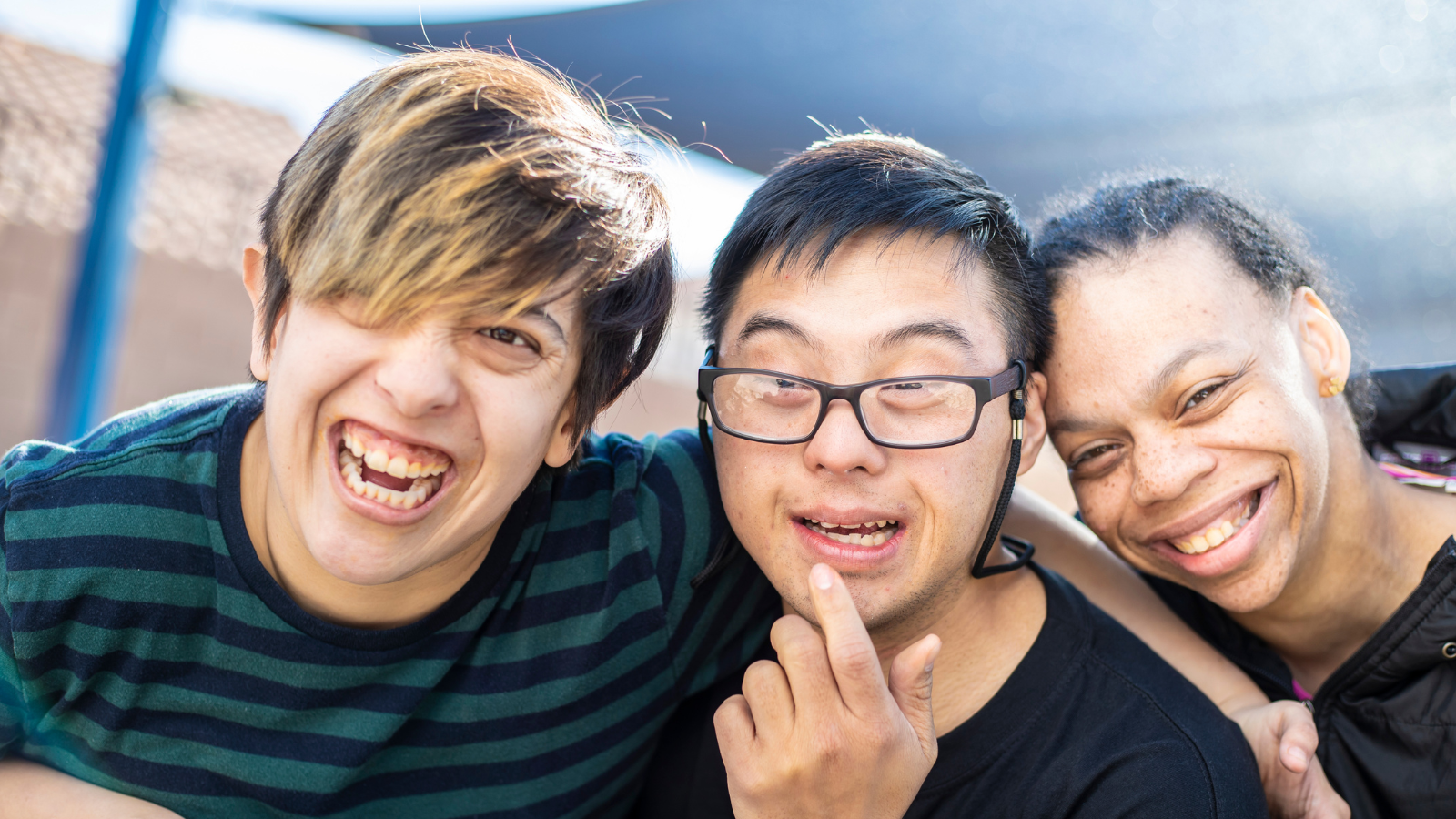 Friend group of young people with SEND