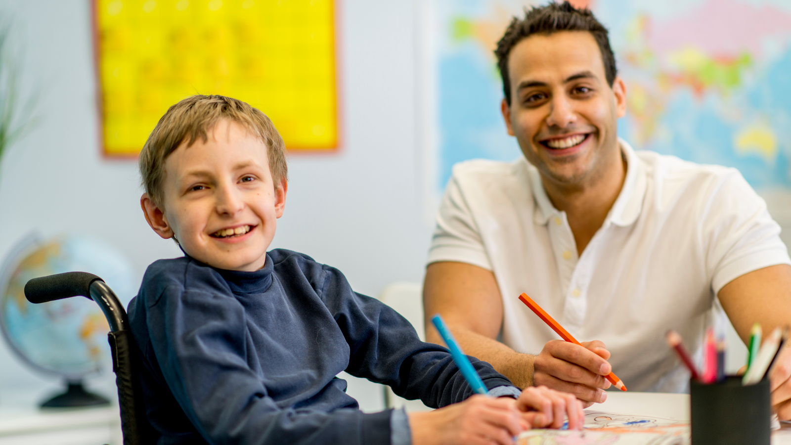 Child with SEND at school