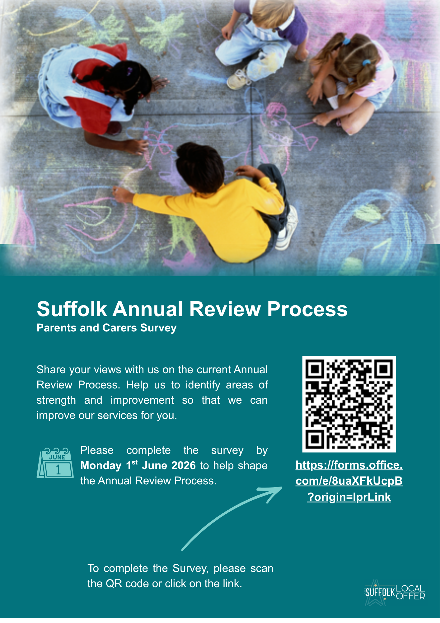 Poster for Annual Review survey