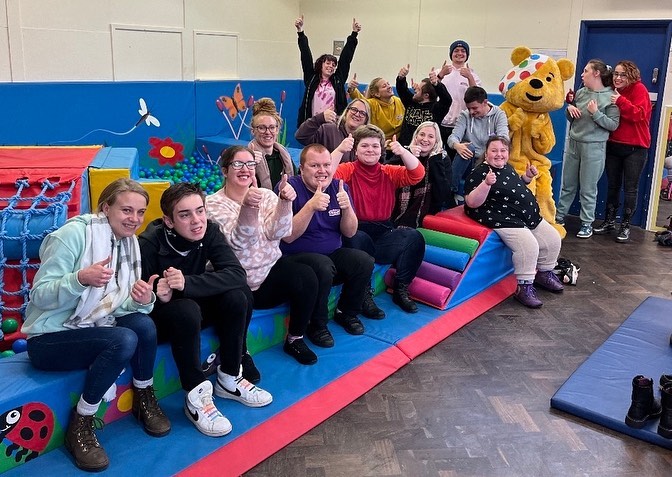 topcats with pudsey bear