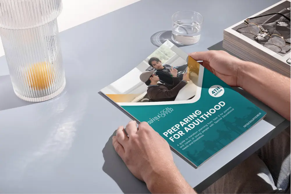 The transitions guide sat on someone's desk